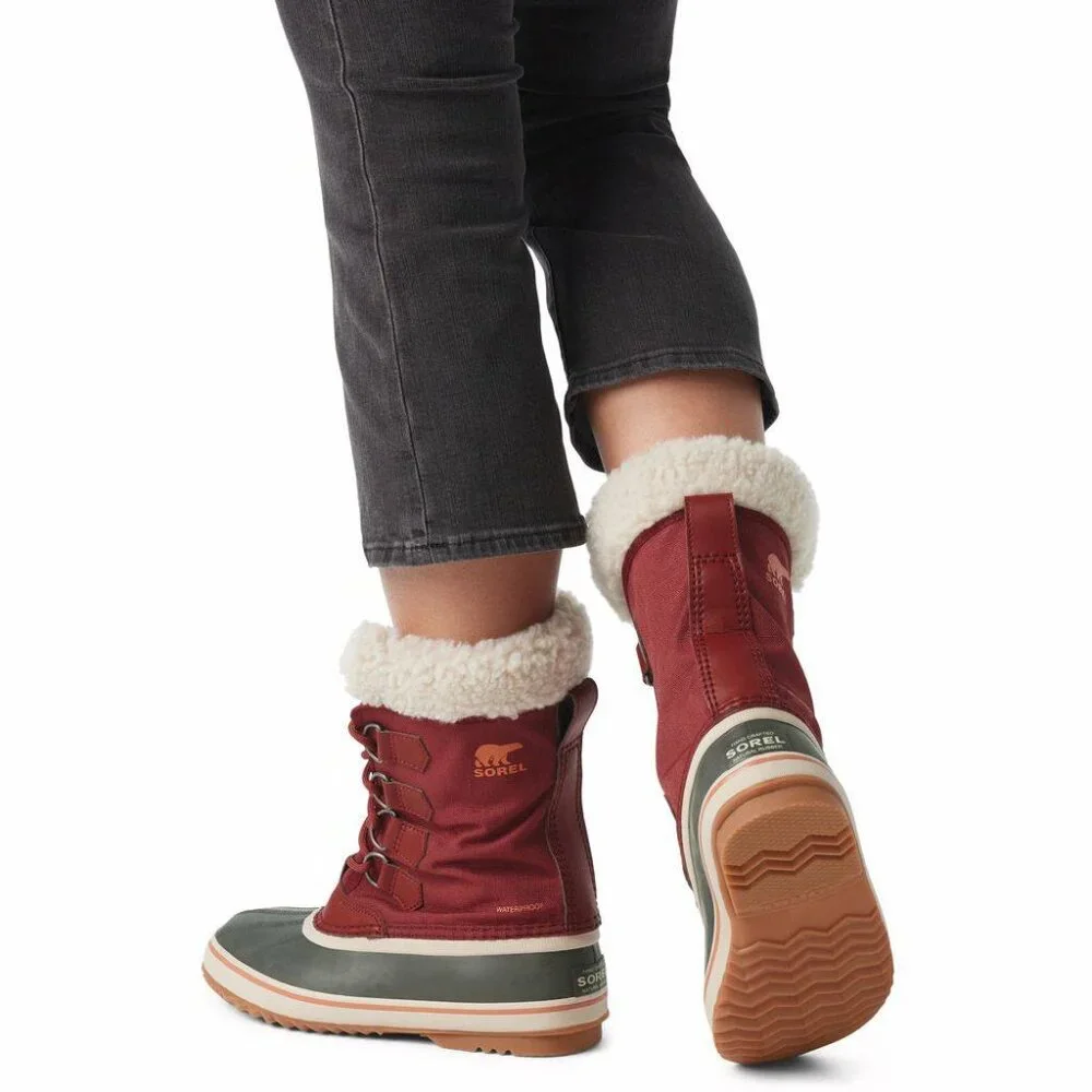 Sorel Men's Brown Black Cozy Carnival Fur Mid-Calf Winter Snow Boots Size 9